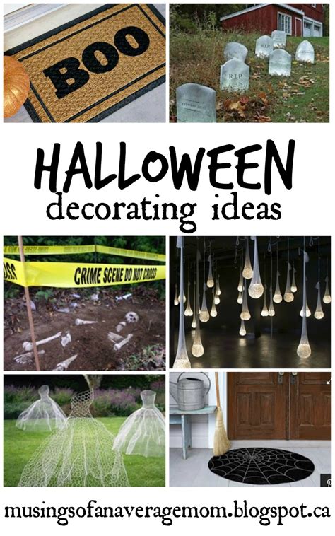 Musings Of An Average Mom Outside Halloween Decorating Ideas