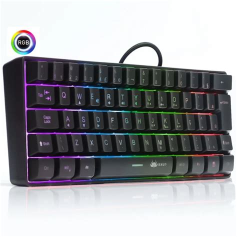 Teclado Gamer Semi Mec Nico Anti Ghosting Led Rgb Abnt Usb Pc Ps Xbox