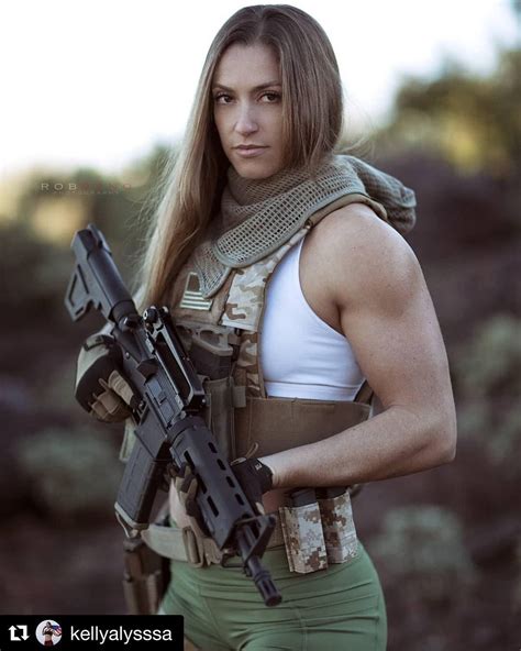 Buff Sexy And Armed Military Girl Army Girl Military Women