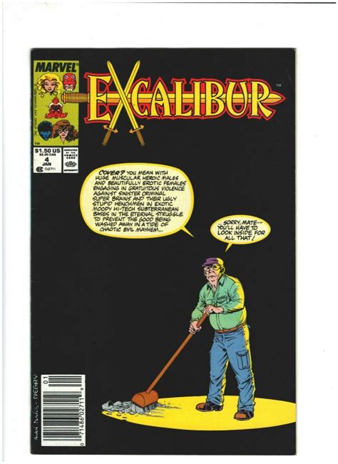 Excalibur Vf Newsstand Marvel Comics Alan Davis Chris