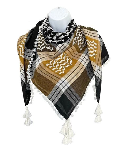 Arab Shemagh Keffiyeh Middle Eastern Head Scarf Neck Wrap Etsy