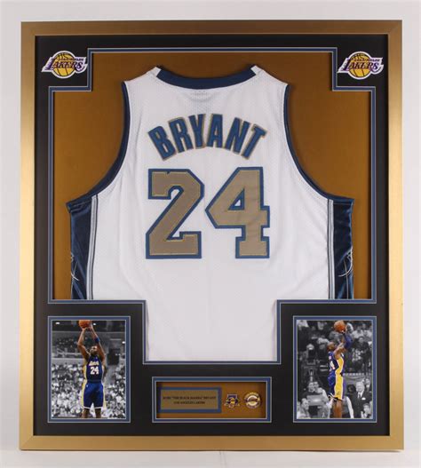 Kobe Bryant Los Angeles Lakers 32x36 Custom Framed Jersey With