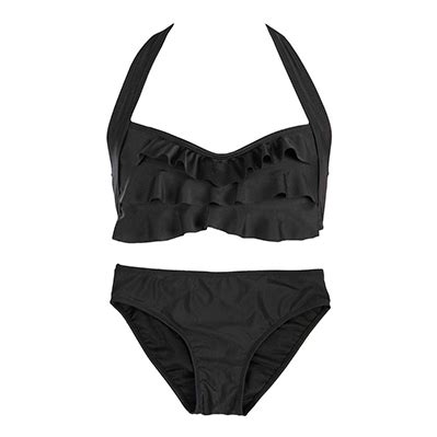 Black Sea Wave Bikini Set FinFriends
