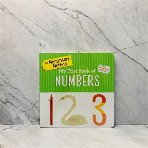 Buku Bbw The Montessori Method My First Book Of Numbers Board Book