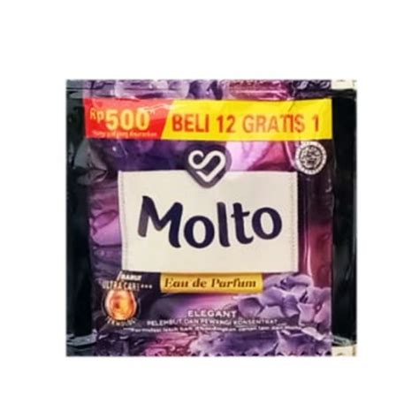 Molto Eau De Parfum Purple Elegant 9ml 6 Renceng 72 Sachet Pelembut