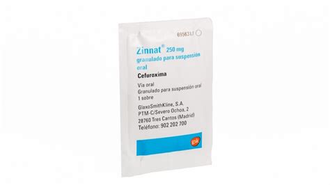 Zinnat Mg Granulado Para Suspension Oral Sobres Precio