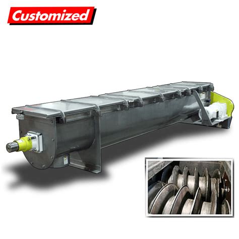 Oem Custom Thermal Screw Conveyor Heating And Cooling Transfer Auger Conveyor China Auger