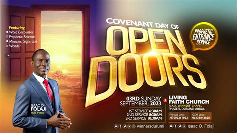 COVENANT DAY OF OPEN DOORS 3RD SERVICE 03 SEPTEMBER 2023 LFC