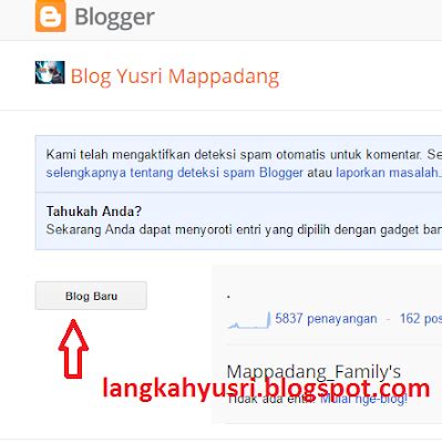 Cara Membuat Blog Dengan Mudah Langkah Yusri