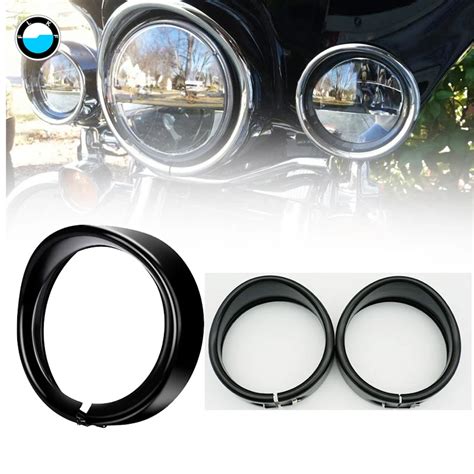 Inch Headlight Headlamp Trim Ring Harley Inch Fog Light Trim Ring