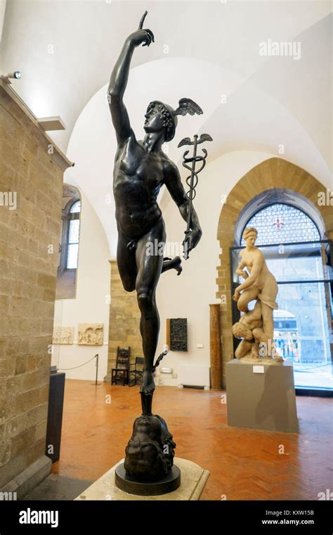 Flying Mercury By Giambologna 1529 1608 Bronze Museo Nazionale Del