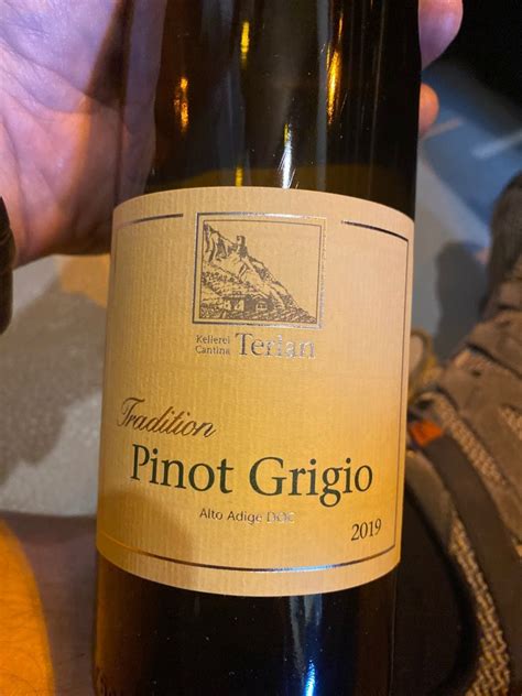 2019 Cantina Terlan Pinot Grigio Tradition Italy Trentino Alto Adige