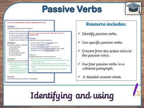 Passive Verbs Examples For Resumes Hot Sex Picture