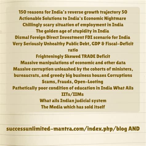 24 Reasons Behind The Reverse Trajectory And Indias Growth Myth 50