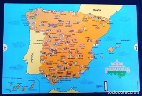 Paradores España Mapa | Mapa