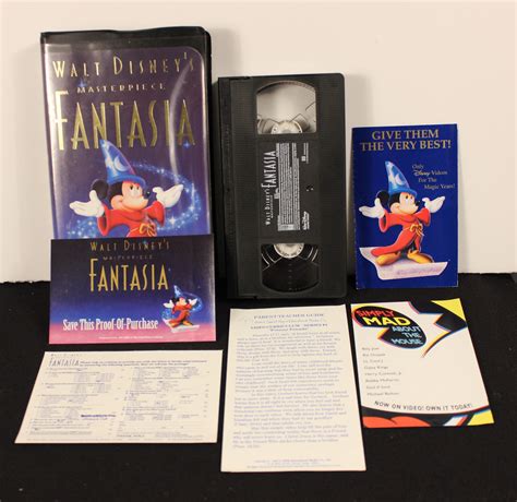 Walt Disney S Masterpiece Fantasia Vhs Etsy