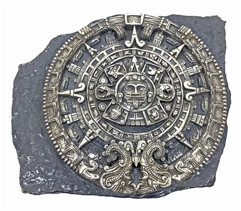 Lot Aztec Calendar Wall Plaque