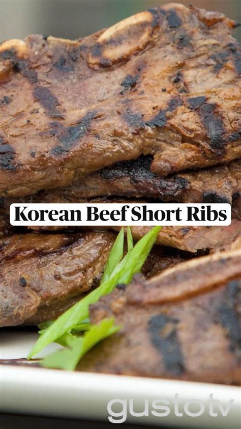 Korean Beef Short Ribs Recipe