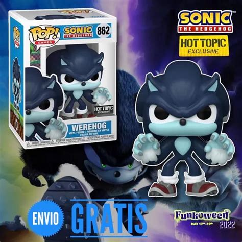 Werehog Funko Pop Games Sonic The Hedgehog Hot Topic Meses Sin