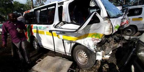 Matatu Rammed Into A Lorry On Nakuru Eldoret Highway Injuring 7