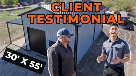 Client Testimonial For X Texas Metal Garage Wolfsteel