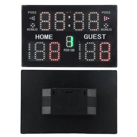 Basketball Digital Scoreboard, Basketball Scoreboard Battery Powered ...