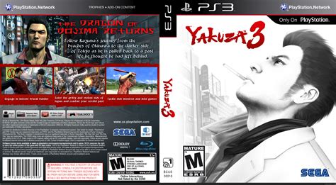 Yakuza 3 Playstation 3 Box Art Cover By Yevinorion