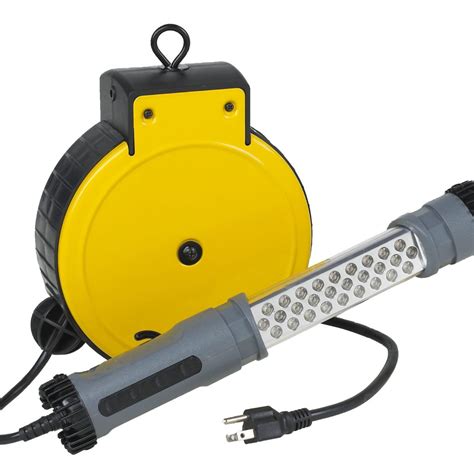 30 Pro Grade Retractable Cord Reel With Led Light 3230sms