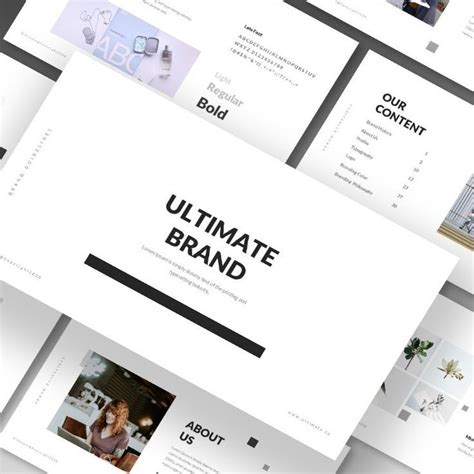 Ultimate Brand Guideline Google Slides Template Brand Guidelines