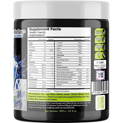 Laperva Triple Power Blue Raspberry Pre Workout 600g 60 Servings