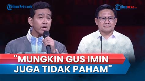 Video Debat Panas Gibran Vs Cak Imin Soal Pemerataan Pembangunan