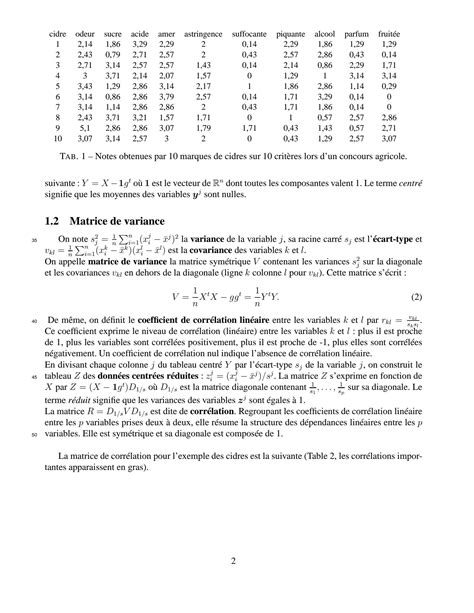 Solution Analyse En Composantes Principales Acp Studypool