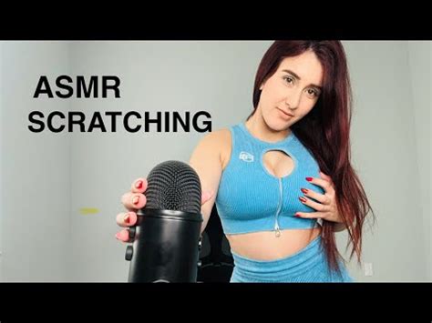 ASMR GYM OUTFIT SCRATCHING WHISPER SOUNDS