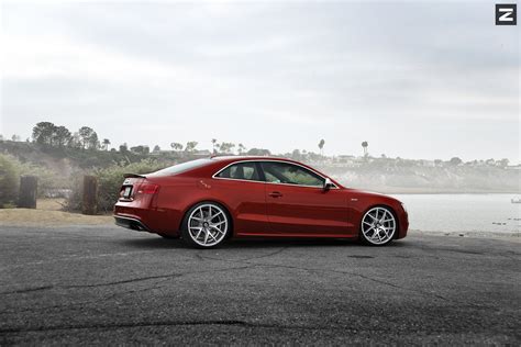 Custom Chrome Elements Look Sleek on Red Audi S5 — CARiD.com Gallery