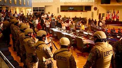 El Salvador Bukele Militariza Asamblea Legislativa Para Presionar