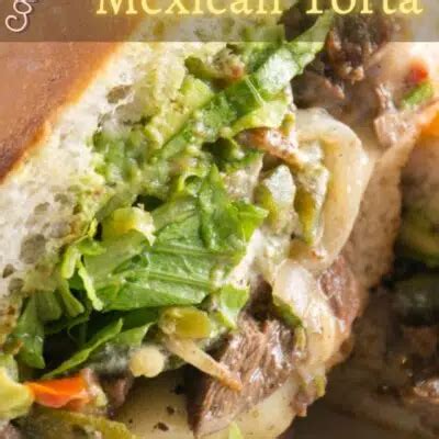 Torta Mexicana Fácil Sándwich Mexicano De Carne Asada