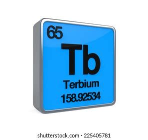 Terbium Element Periodic Table Stock Illustration Shutterstock