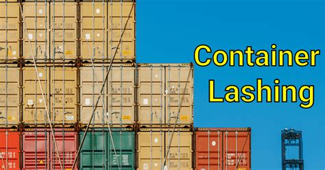 Choose The Best Container Lashing Bar Gosea Marine