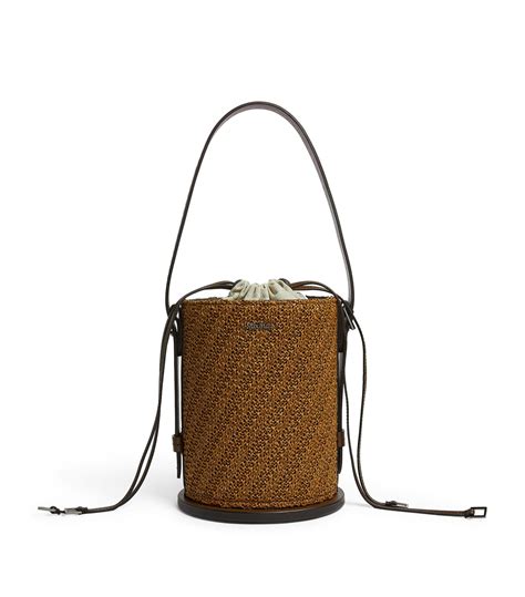 Max Mara Crochet Archetipo Bucket Bag In Brown Lyst