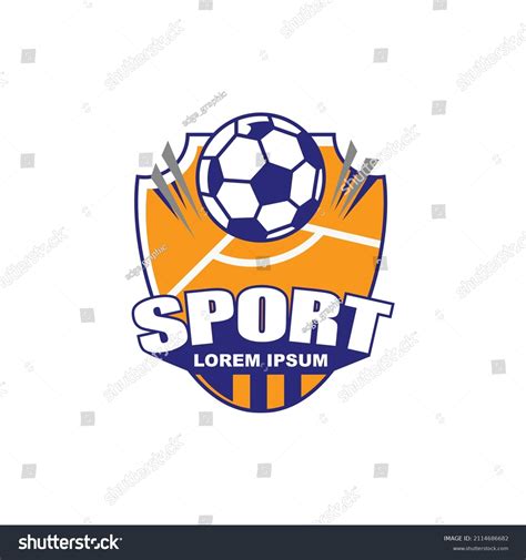 Soccer Logo Football Club Sign Badge Stock Vector Royalty Free 2114686682