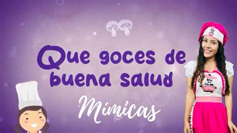 QUE GOCES DE BUENA SALUD ECV 2024 Mímicas Niños en la cocina