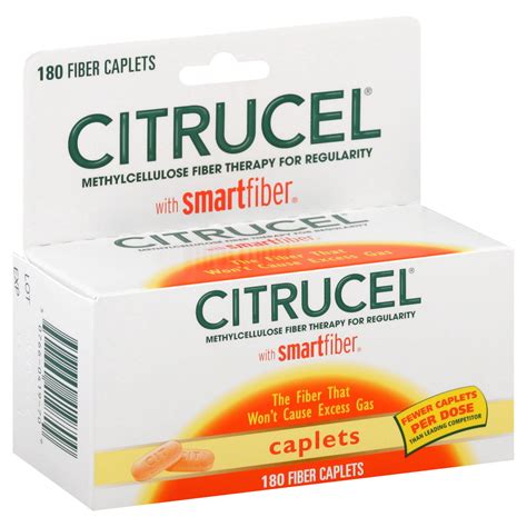 Citrucel Methylcellulose Fiber Therapy For Regularity Fiber Caplets