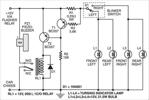 Car Indicator Circuit Diagram Circuit Diagram