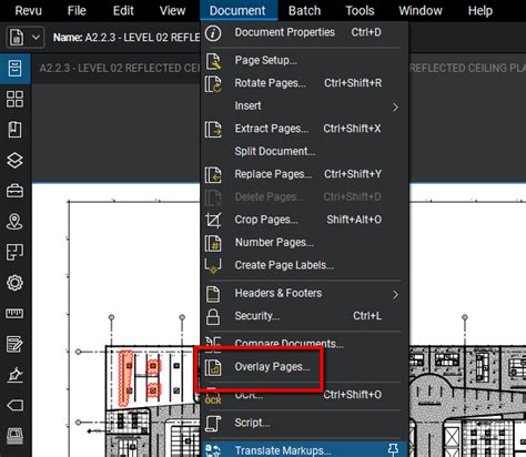 Bluebeam Compare Documents Vs Overlay Pages Why Not Both Applied Software Graitec Group