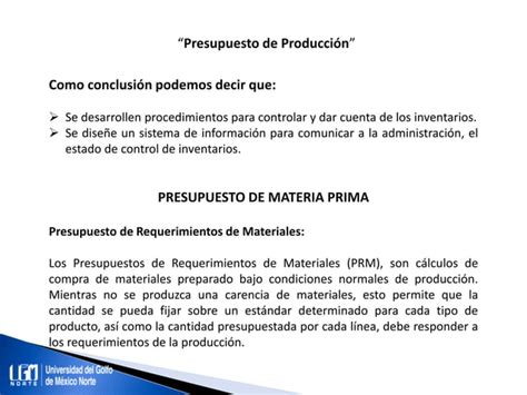 Unidad Presupuesto De Producci N Ppt