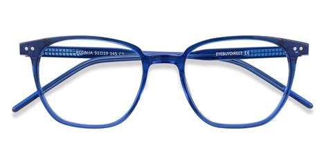 Regalia Square Blue Full Rim Eyeglasses | Eyebuydirect Canada