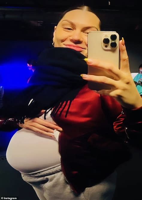 Pregnant Jessie J Looks Radiant As She Shows Off Her Baby Bump In A