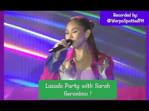 LAZADA PARTY WITH SARAH GERONIMO Lazada Lazlive GStudios Viral