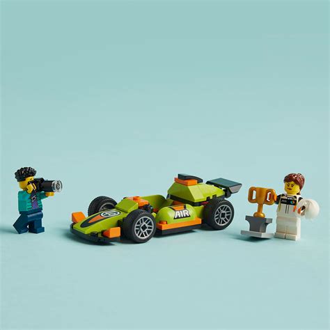 Lego City Green Race Car Toy Toy Triangle