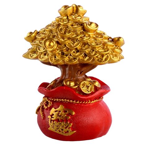 Nuolux Tree Chinese Yuan Bao Ingot Good Money Decoration Luck Gold